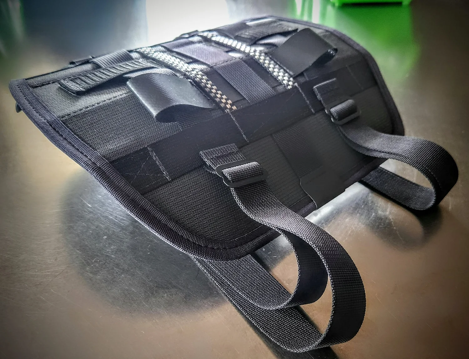 Expedition Harness with Back Bone and Magnetic FidLock Clips